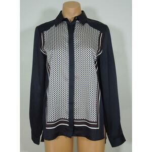 ANN TAYLOR Blouse XS Womens Classic Hidden Buttons Extra Small